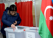 Azerbaijani parliamentary election kicks off. Baku, Azerbaijan, Nov.01, 2015